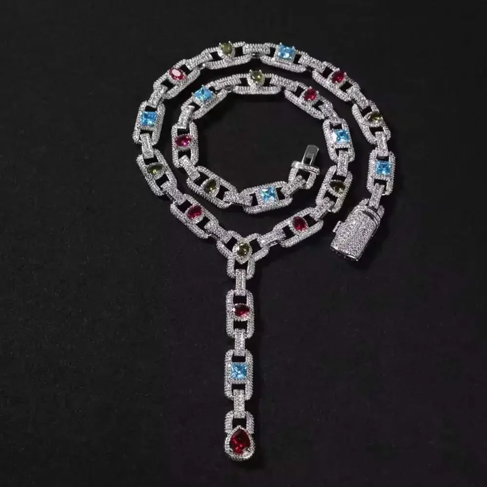 Iced Out Multi Color Gem 4 Dc 7